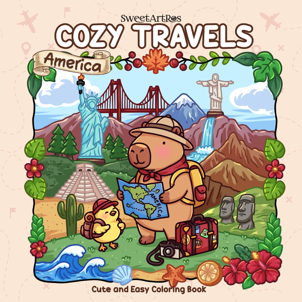 Little Capybara: Cozy Travels America