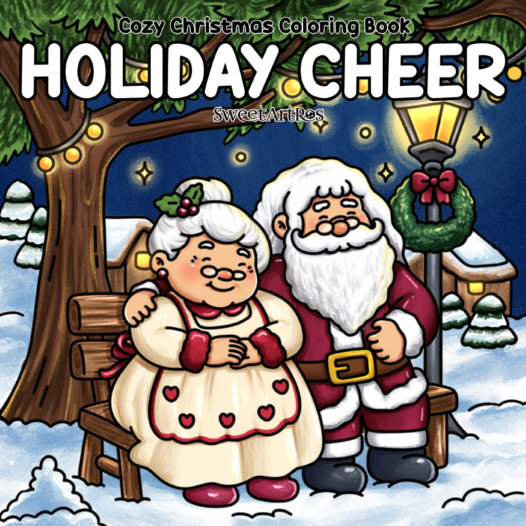Holiday Cheer - A Christmas Coloring Book