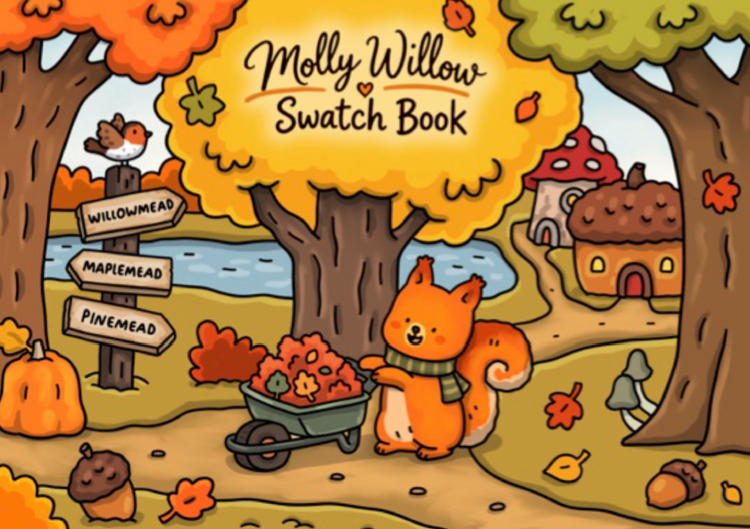Molly Willow Swatch Book – Plan & Prepare (A5 size)