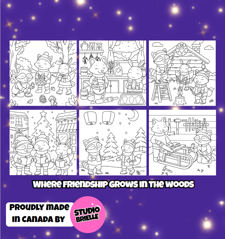 Woodland Friends: A Cozy Winter Wonderland