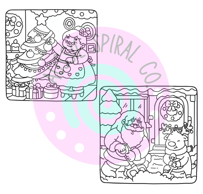 Holiday Cheer - A Christmas Coloring Book