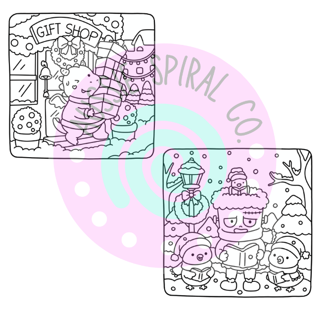 Holiday Cheer - A Christmas Coloring Book