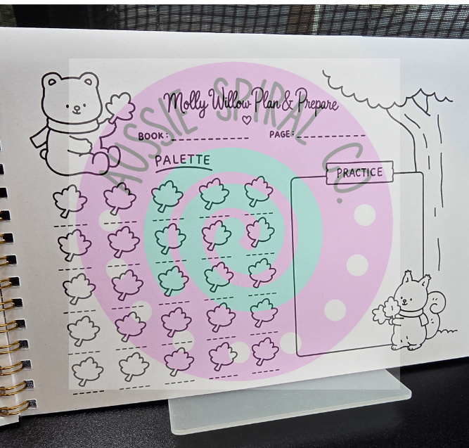 Molly Willow Swatch Book – Plan & Prepare (A5 size)